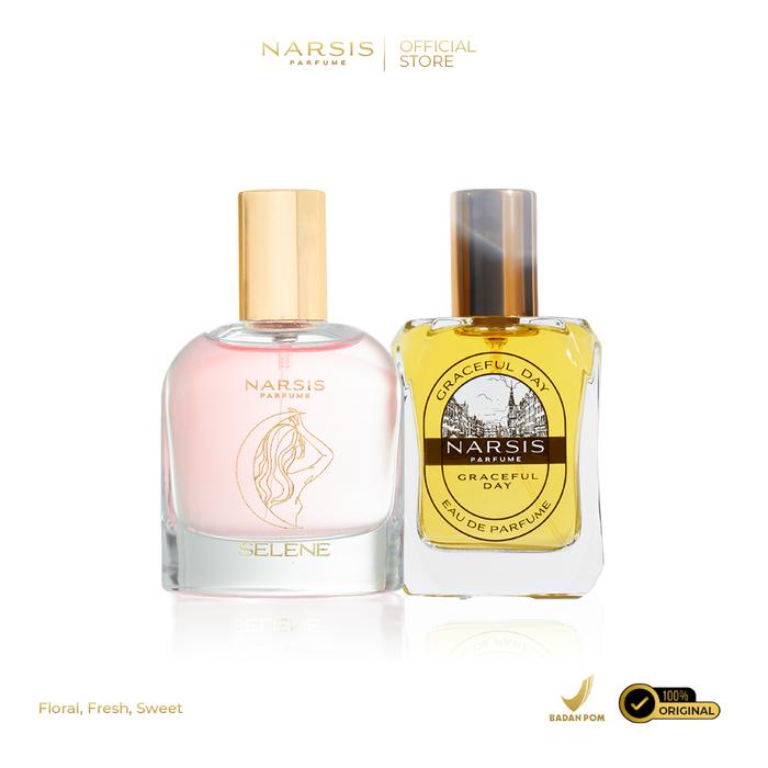 [Bundling Package] Narsis Selene Eau De Parfume + Narsis Graceful Day Eau De Parfume Unisex Perfume