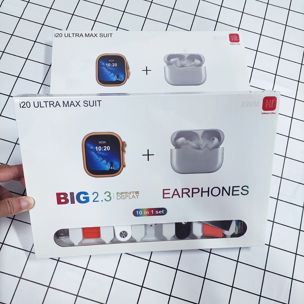 PROMO TERBARU Official Watch i20 ULTRA MAX SUIT Original Smartwatch Layar 2.3" Touch Screen