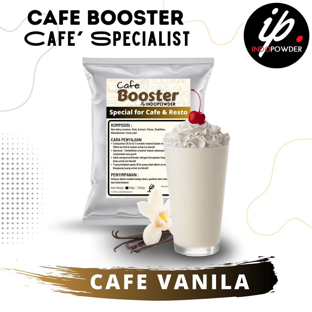 

IP Bogor - Bubuk Minuman Rasa CAFÉ VANILLA Untuk Cafe, Waralaba dan Resto