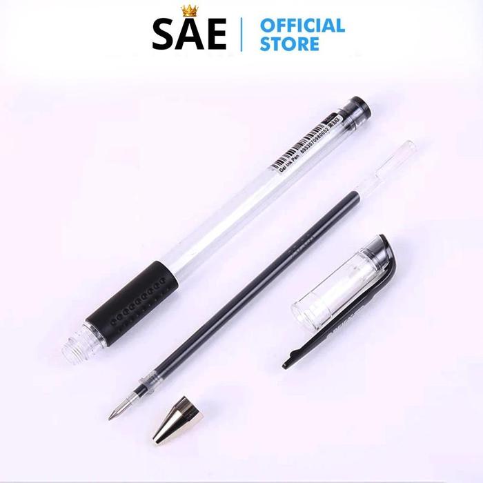 

1000Dinar () Pulpen Gel Ink 0.5Mm Alat Tulis Kantor Sekolah Pena Pen Tinta Cair Standart Warna Merah