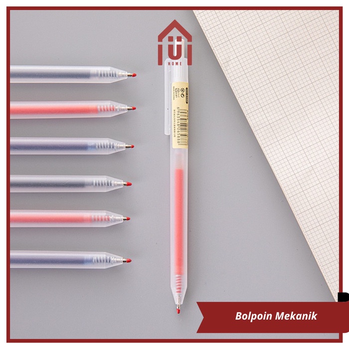 

Uniso - Bolpoin Mekanik Gel 0.5Mm Alat Tulis Sekolah Kantor Pena Gel