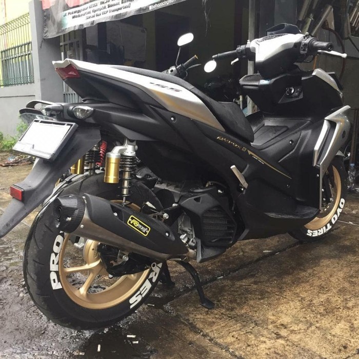 Knalpot Rob1 Aerox New connected Stainless original racing jogja