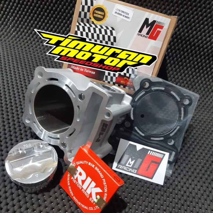 CYLINDER BLOK MG RACING MX - MX KING - VIXION 70 MM CERAMIC