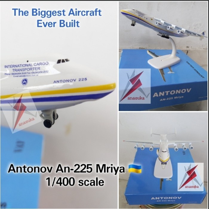 Pesawat terbang Antonov AN-225 Mriya Miniatur Model