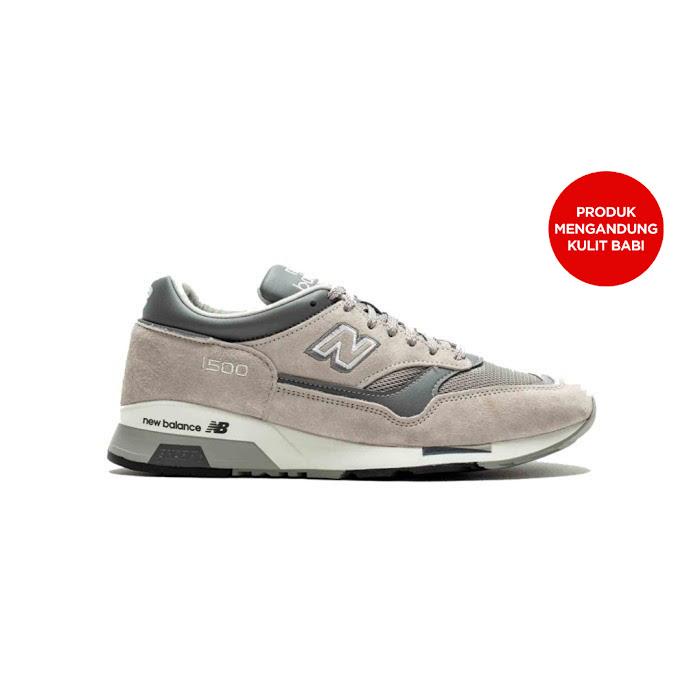 NEW BALANCE 1500 Made In England Grey Sepatu Sneakers Pria - M1500PGL - Size 44