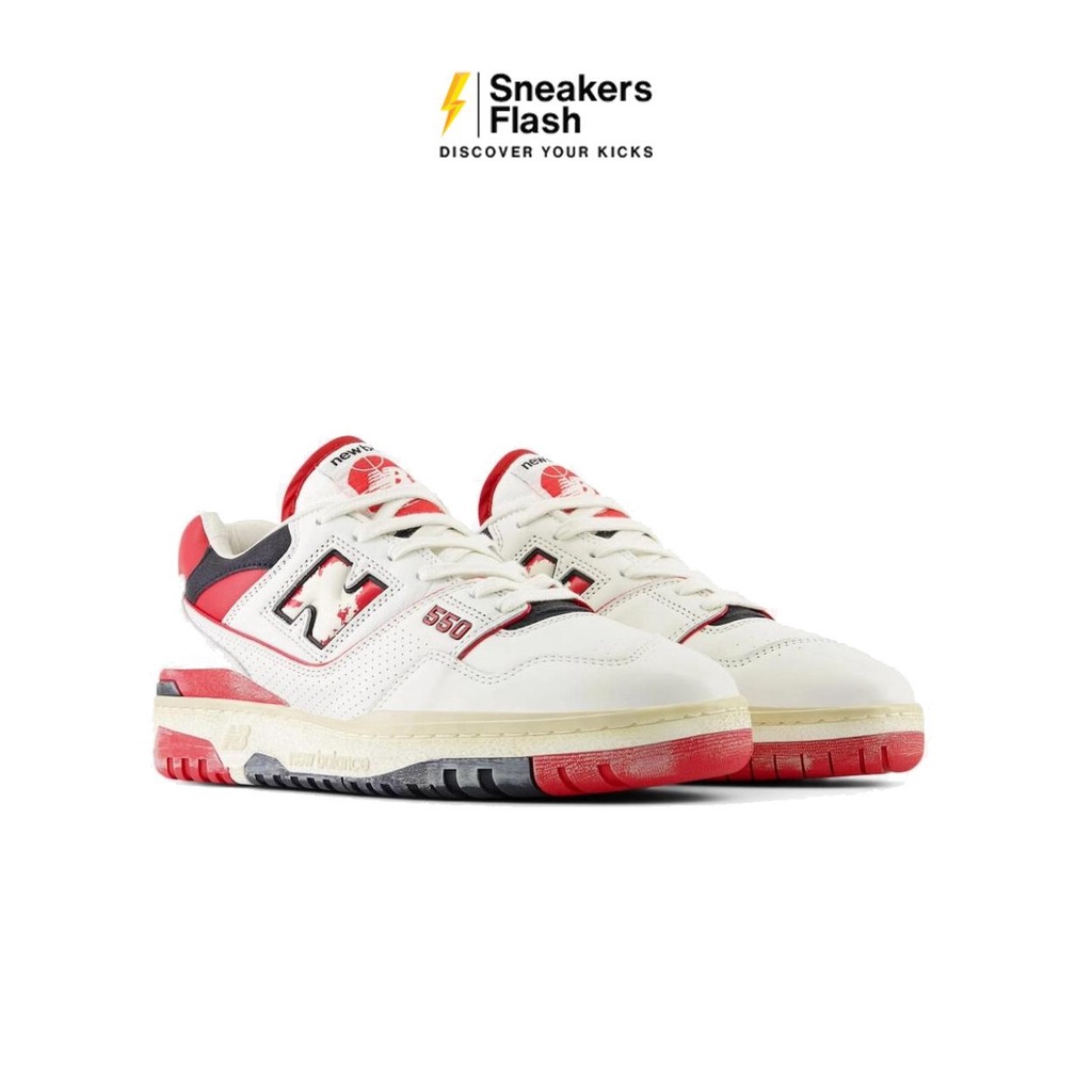 NEW BALANCE 550 Vintage Pack Team Red Sepatu Sneakers Pria - BB550VGA - Size 44.5