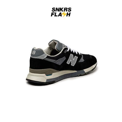 NEW BALANCE 998 Miusa Black Silver Sepatu Sneakers Pria - U998BL - Size 42.5