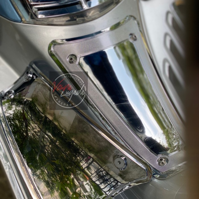 Cover aki JB Design vespa sprint primavera-Chrome