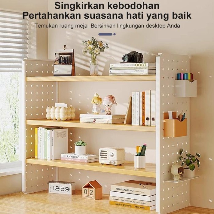 

TERLARIS! READY ADA Rak Desktop Storage Rak Meja Stationery Rak Buku Desktop Rak Organizer Desktop