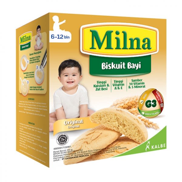

MILNA BISKUIT ORIGINAL 110GR - RAJA SUSU