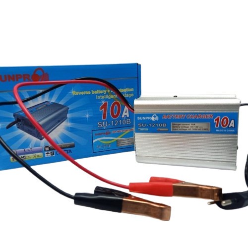 Ready Battery Charger Sunpro SU-1210B / Cas Aki 10AMPER