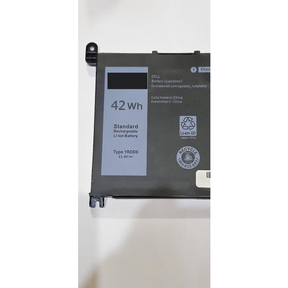 Baterai Batere Dell Inspiron 3480 YRDD6 Oem