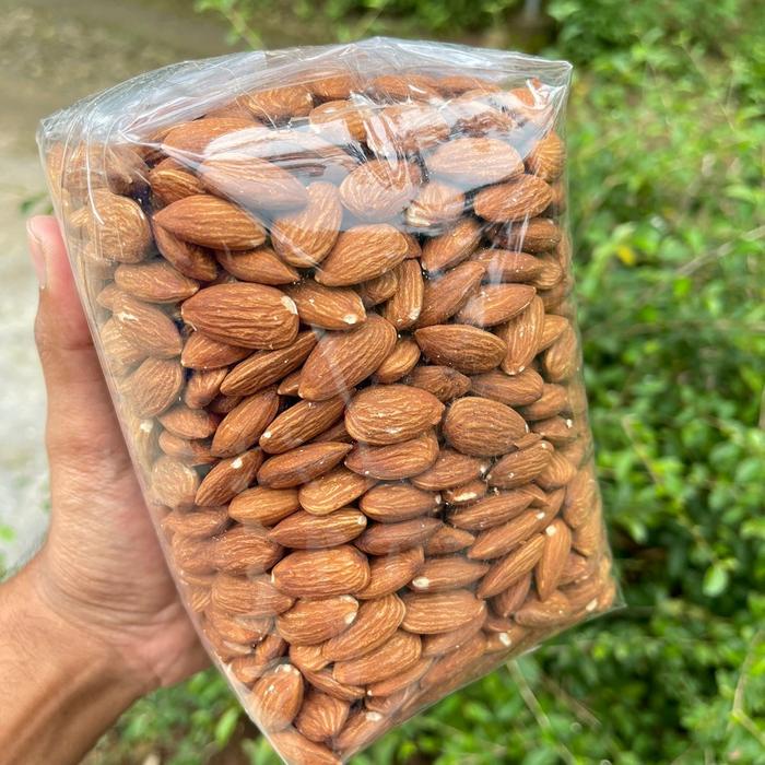 

terbaru !!! kacang almond panggang oven cemilan food snacks mete snack makanan ready