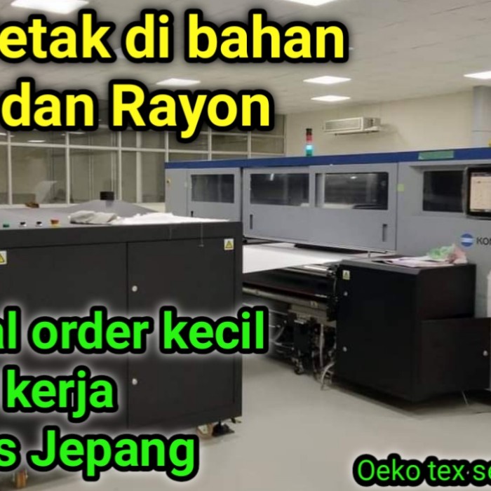 TERLARIS Jasa print kain katun