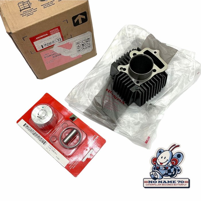 Blok Block Seher Boring Set Piston Honda Win 100 Supra X 100