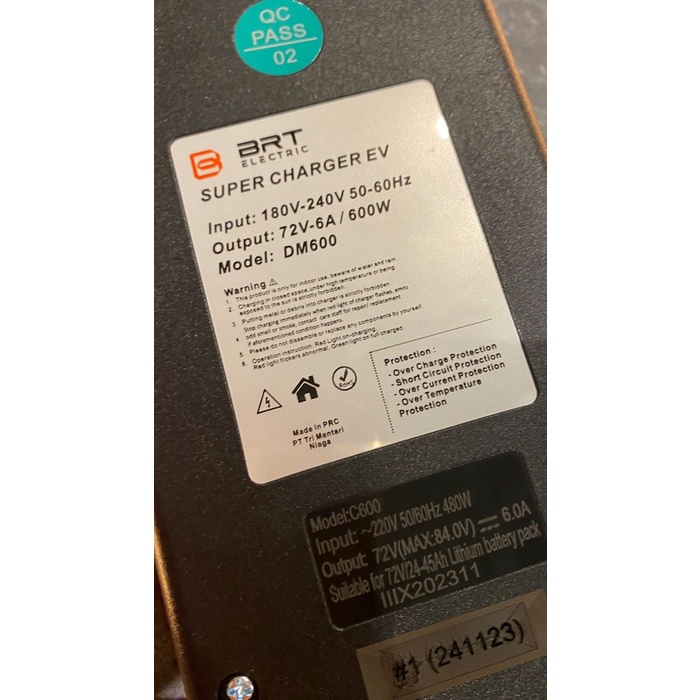 Super Charger Ev 2 / Charger Battery Ev Brt