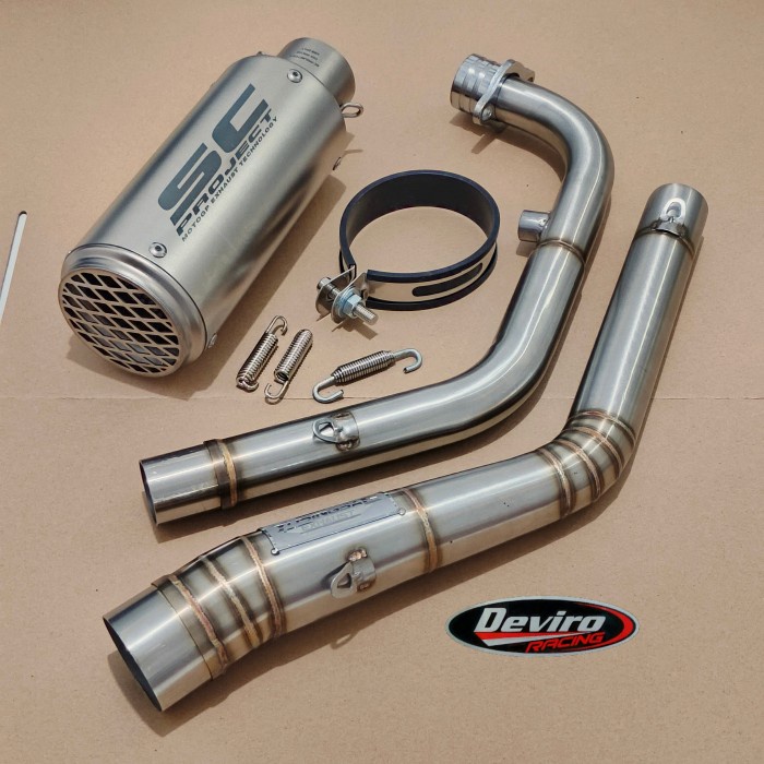 Knalpot Sc-Project Cr-T Se Import Fs Xsr 155 Cbr Sonic 150R Mt15