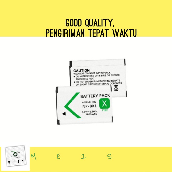 Baterai Sony WX300 WX350 WX500 WX700 WX800 ZV1 ZV-1 batre battery Kode 1093