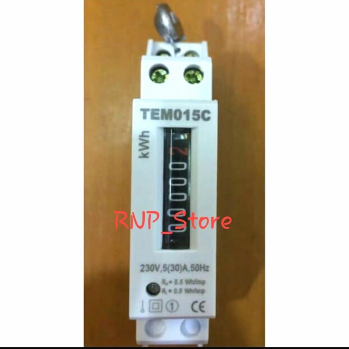 Kwh Meter Analog Tem015C 1 Phase Merk Thera Range 5(30A)
