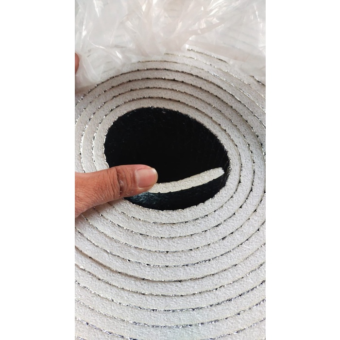 ALUMUNIUM FOIL ATAP FOAM 10MM - ALUMUNIUM FOIL METALIZED FOAM 10MM KODE 717