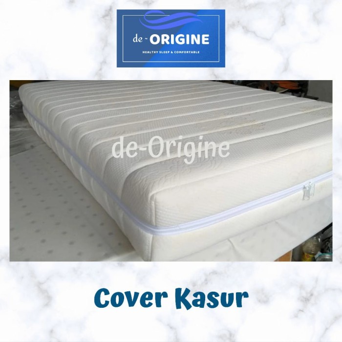 Cover Kasur Cotton Quilt 90x200 / pembungkus Kasur Resleting