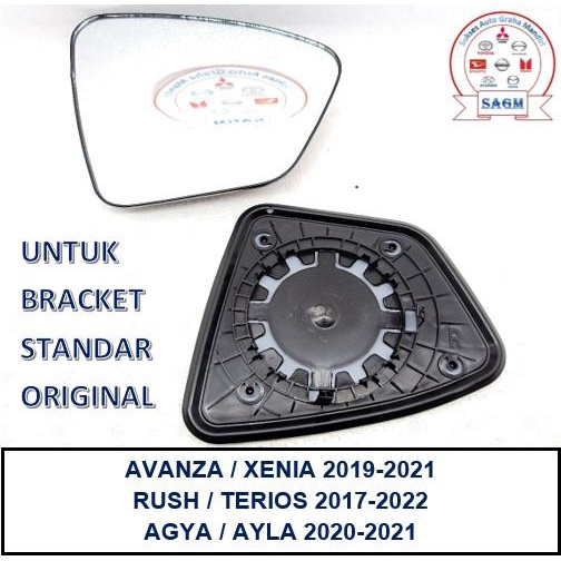 KACA SPION AVANZA XENIA RUSH AGYA 2019 - 2022 BRACKET ORI (KACA SAJA)