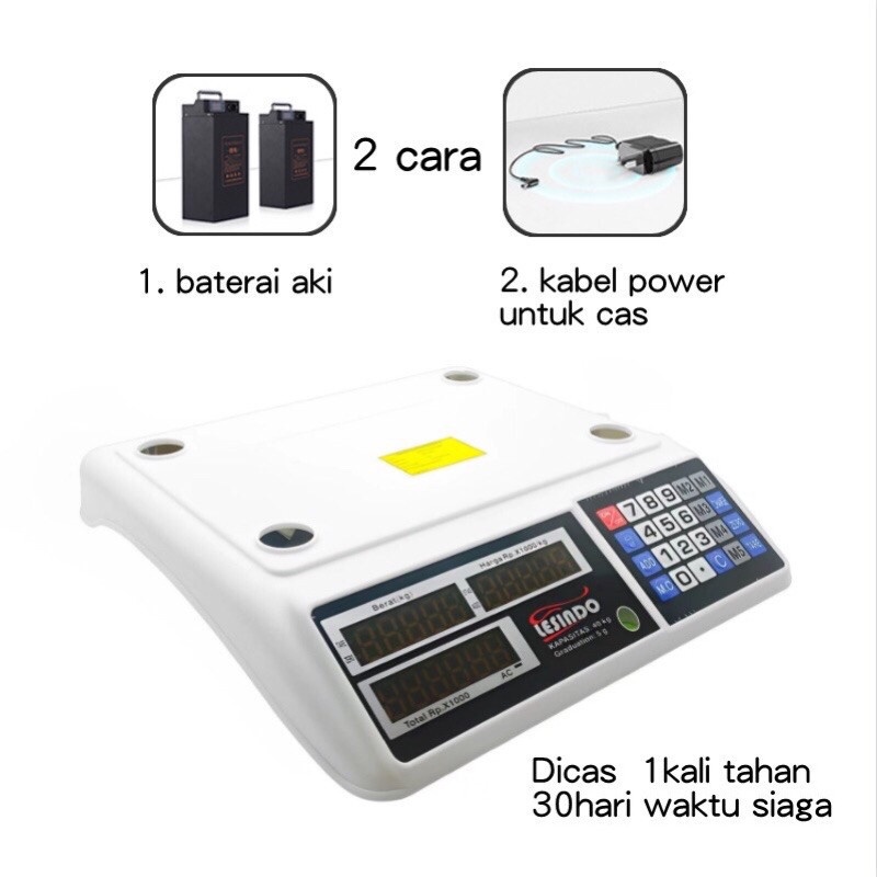 Terlaris Timbangan Buah Digital 40KG /TIMBANGAN DIGITAL / TIMBANGAN BUAH 40KG Timbangan Digital 40kg