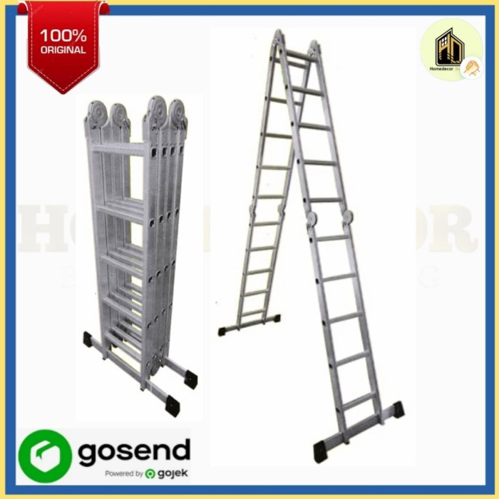 Krisbow Tangga Lipat Aluminium 5.5 M