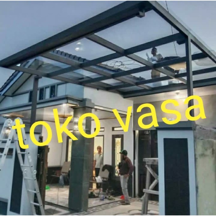 Atap Polycarbonate Solarflat 1.2Mm Bronze Dan Grey