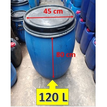 Tong Plastik Tempat Sampah / Tong Biru / Tempat Air Bekas