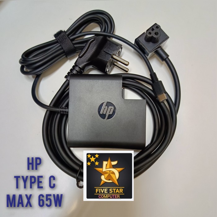 BISA GOSEND ADAPTOR CHARGER CASSAN LAPTOP HP SPECTRE 13 EA1027TU TYPE C 65W