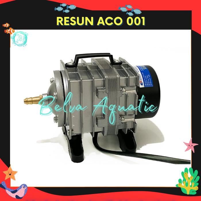 RESUN ACO-001 Pompa Udara Aerator Blower Air Compressor Resun ACO 001 Pompa Udara Aquarium Kolam