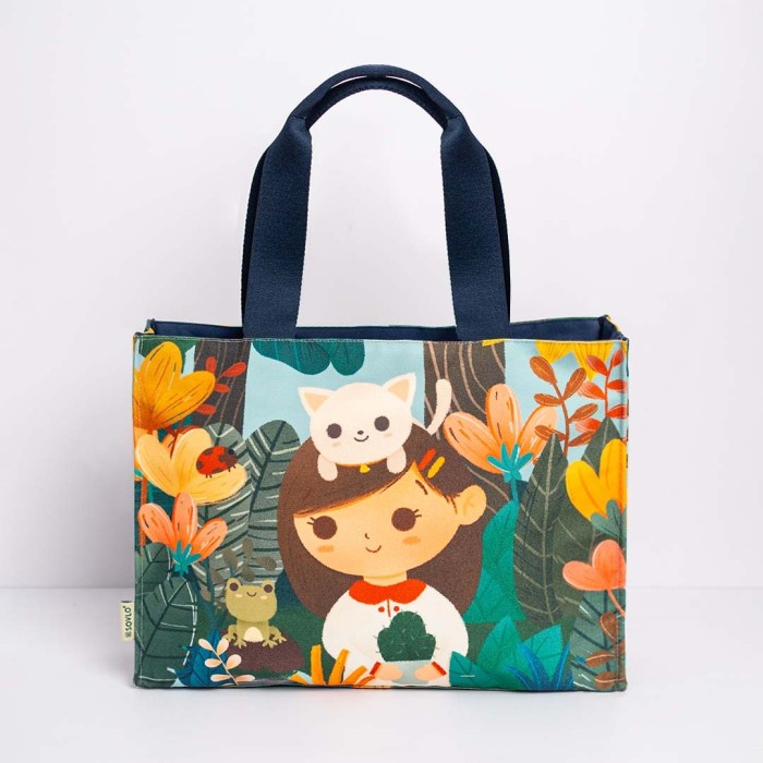 Sovlo x Ilustrator Lokal Tote Bag MelissaChaw13 - Tas Pundak Wanita