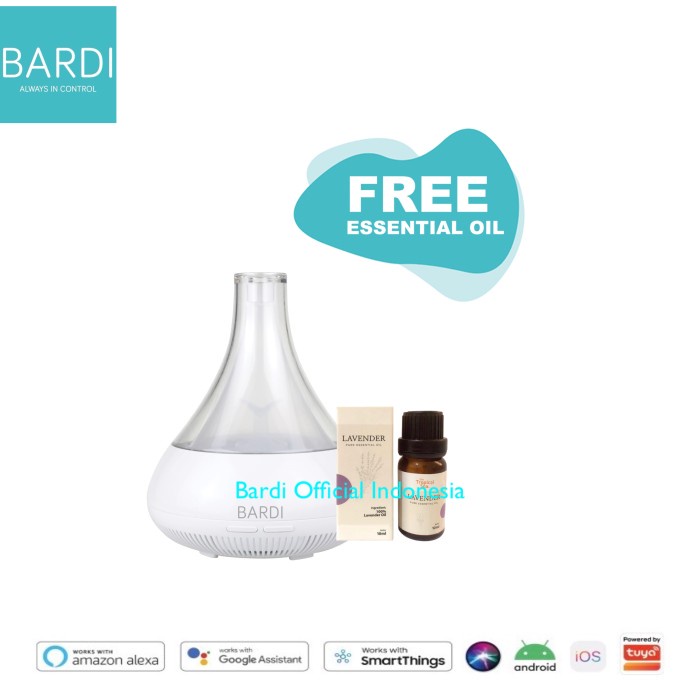 TERLARIS BARDI Smart Aroma Diffuser Bluetooth FREE Essential Oil Lavender 10ML