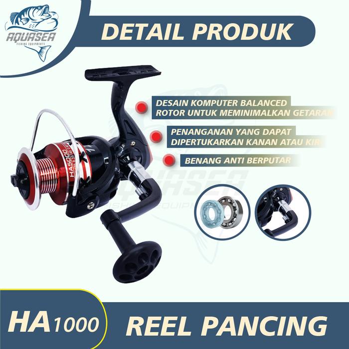 Aquasea - Reel Pancing Spool Metal Aluminium Ha1000-7000 Alat Ikan Joran Umpan Umpan Promo