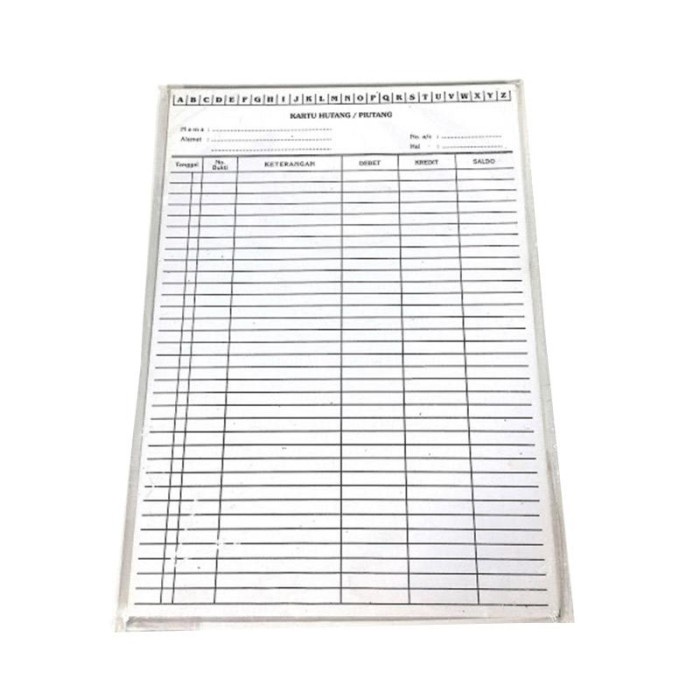 

KARTU HUTANG PIUTANG BESAR [TERBARU[TERLARIS[ORIGINAL[ASLI]