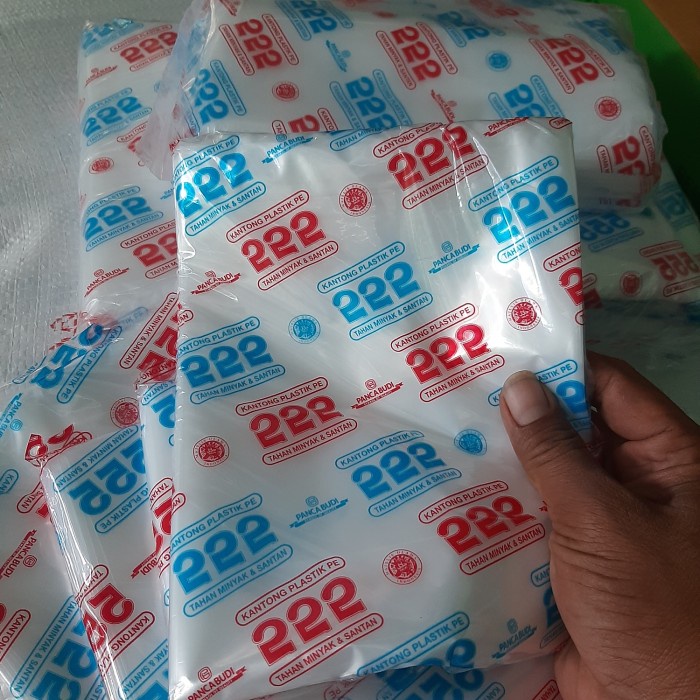 HEMAT PLASTIK PE 222 PEMBUNGKUS JAMBU DAN BUAH isi 125 lembar