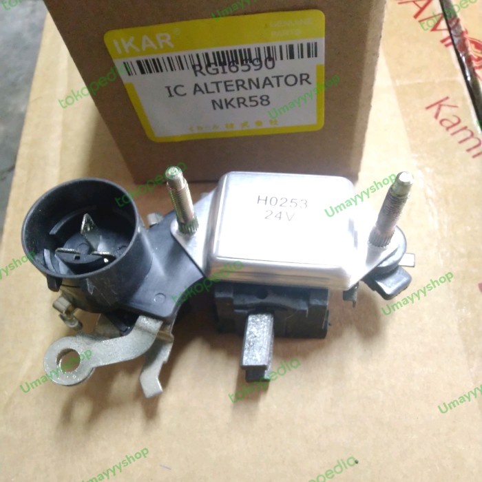 ic regulator alternator dinamo amper isuzu elf nkr58 nkr55 24volt