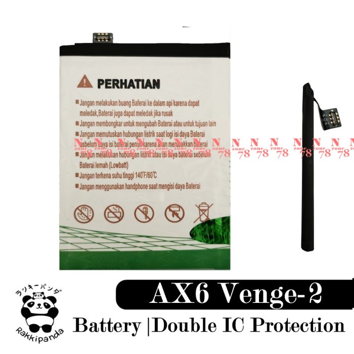 Baterai Axioo Venge 2 AX6 AX 6 Double IC Protection