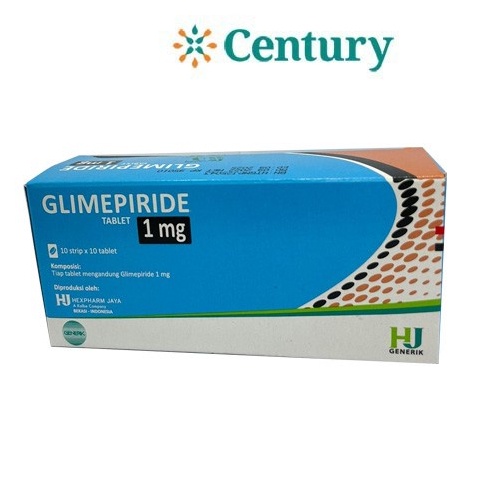 GLIMEPIRIDE 1 MG 1 STRIP ISI 10 TABLET