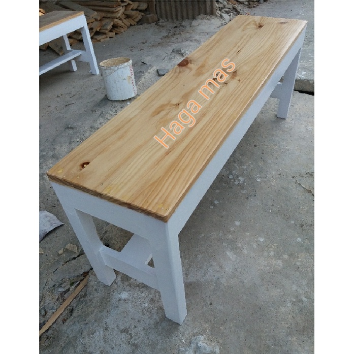 PREMIUM Bangku Kayu/Kursi Kayu / Bangku/ Kursi Kayu Jati Belanda/Bangku Taman