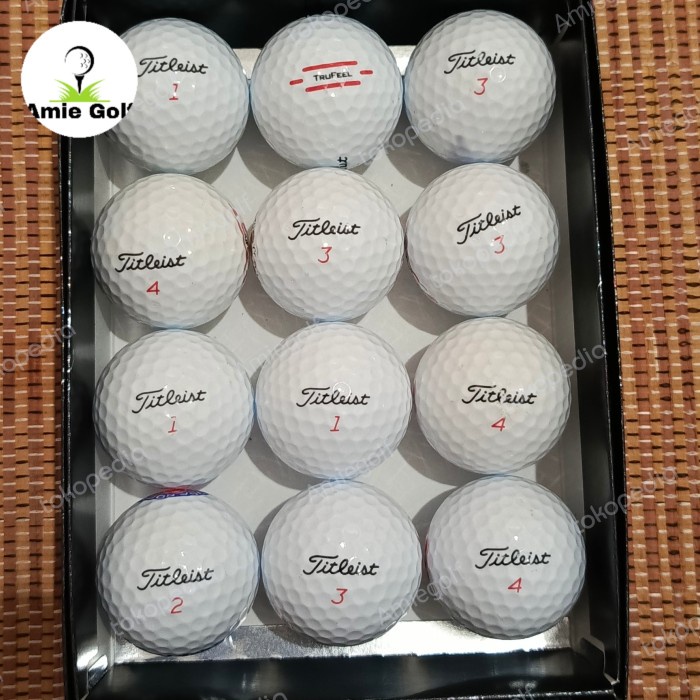 Bola Golf second bekas Titleist Trufeel isi 12 bola