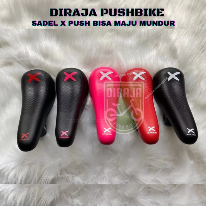 Sadel Pushbike Balap Race Maju Mundur XPUSH Adjustable Ultralight Seat