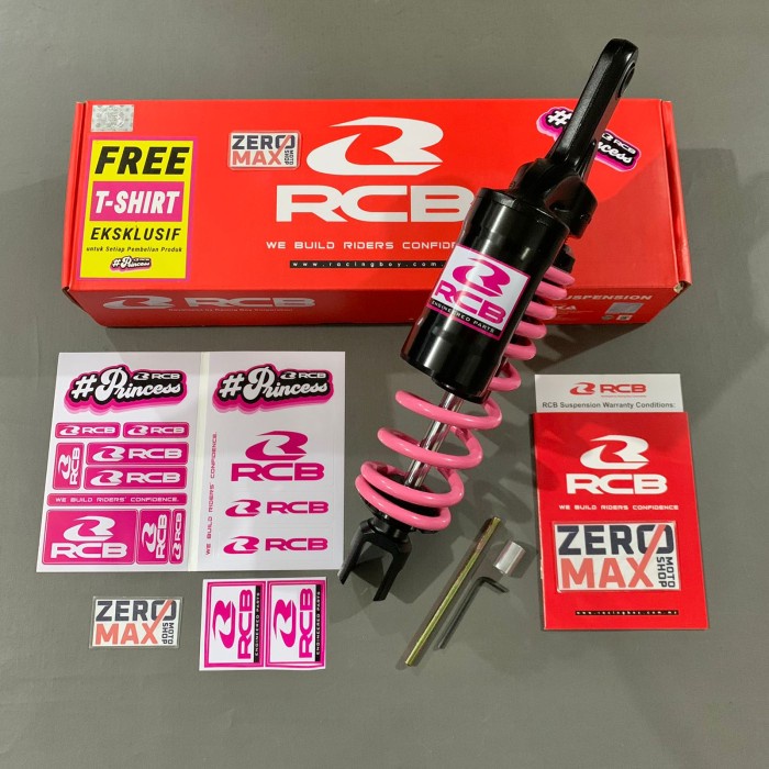 Shockbreaker Rcb Racing Boy Mb2 Mb-2 330Mm Pink Scoopy Fi Beat Fi Esp