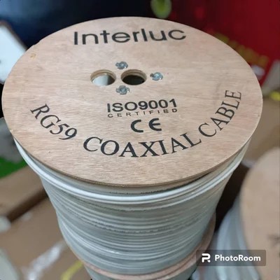 HOT SALE KABEL CCTV RG59 + POWER 300M 1 ROLL / KABEL COAXIAL RG59 POWER
