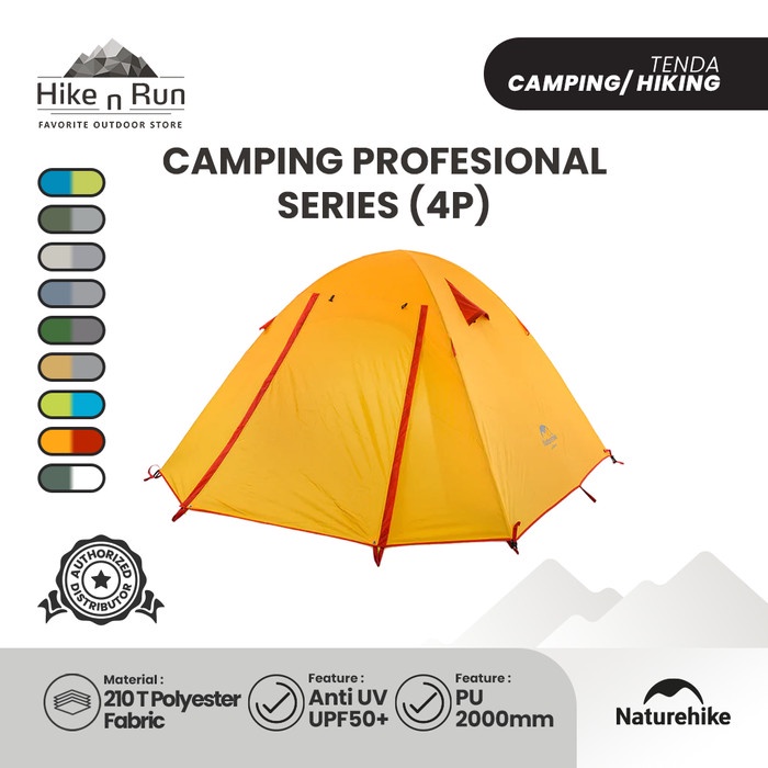 Tenda Naturehike Tent 2018 4P-Series NH18Z044-P