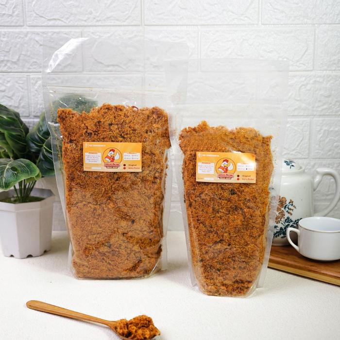 

terbaru !!! [ayam 500gr] abon asli jogja original & ekstra pedas enak gurih ready