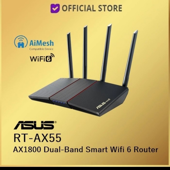 Router ASUS RT- AX55 Wifi 6 Garansi
