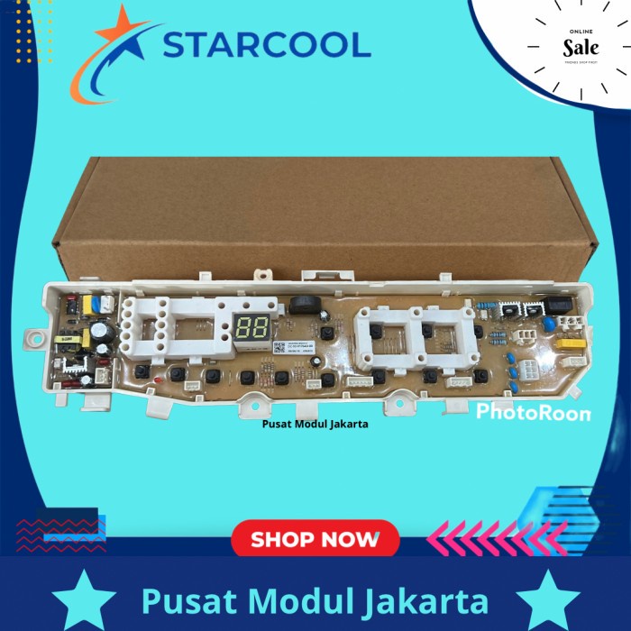 modul pcb mesin cuci SAMSUNG WA95J5710SG