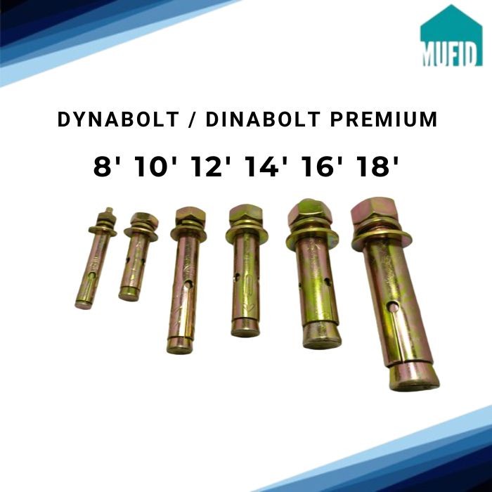 TERLARIS Dinabolt Dynabolt M8 M10 M12 M14 M16 M20 8x60 s/d 20x180 Expander